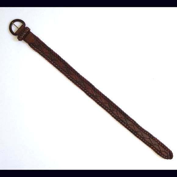 Braided leather belt - Picture 2 of 4